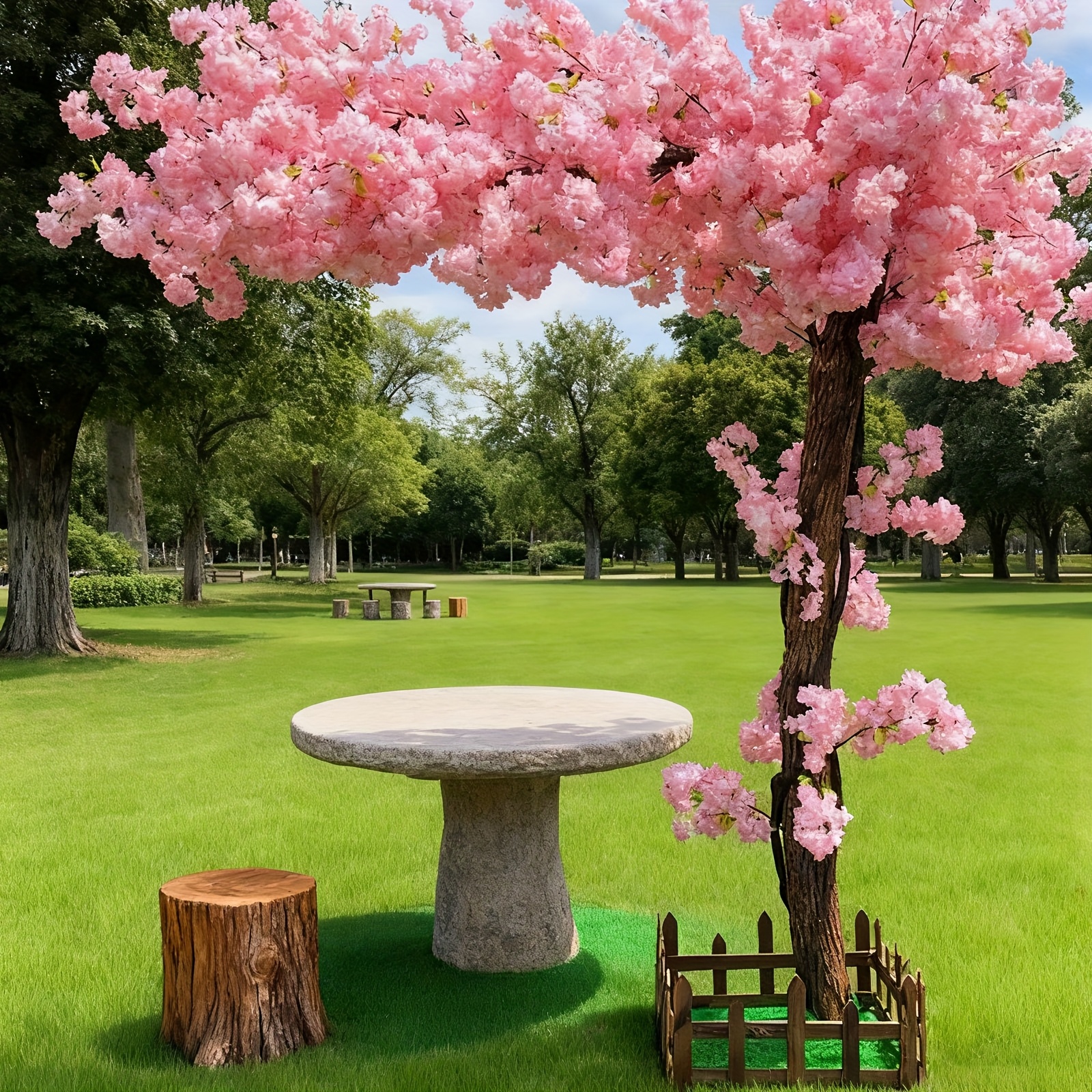 Lighting Decoration Outdoor - Artificial Cherry Blossom Tree, Handmade Light