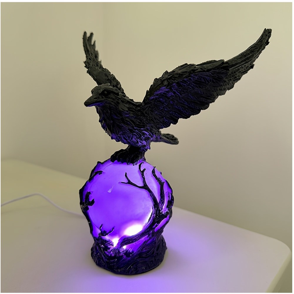 Lighting Decoration Outdoor - Mysterious Raven Moonlight Lamp – Gothic-Style