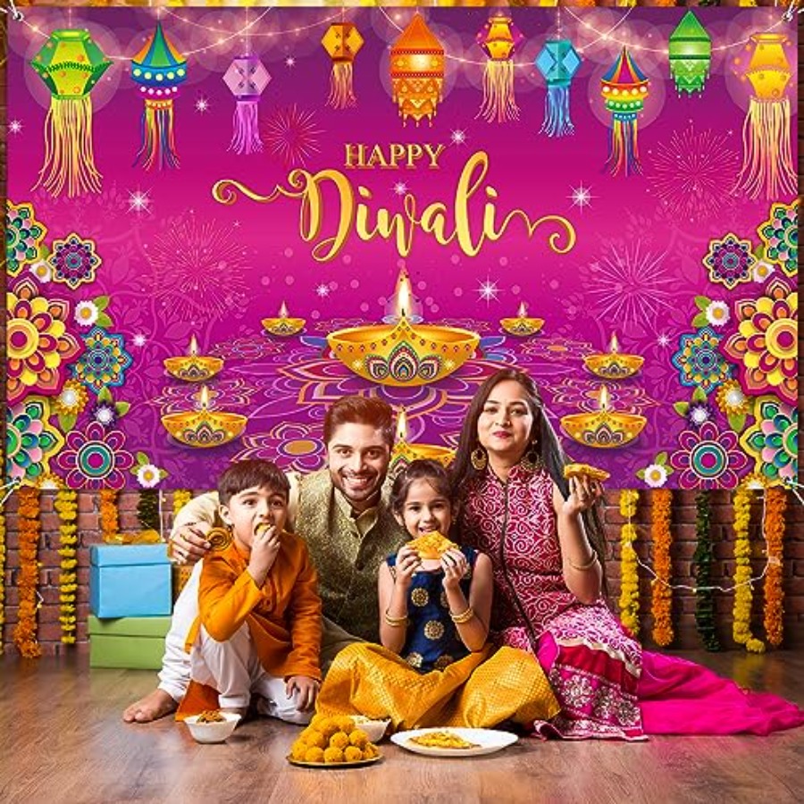 Happy Diwali Backdrop Banner D – обзор и цена Lighting Decoration For Diwali