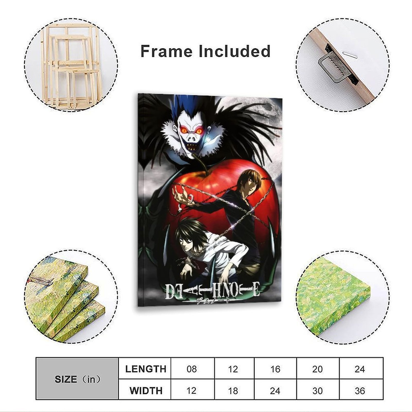Death Note Anime Poster Ryuk L – обзор и цена Bathroom Lighting Decor Ideas