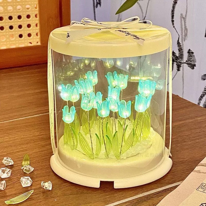 DIY Tulip Lamp Simulation Flow – обзор и цена Lighting Table Decor