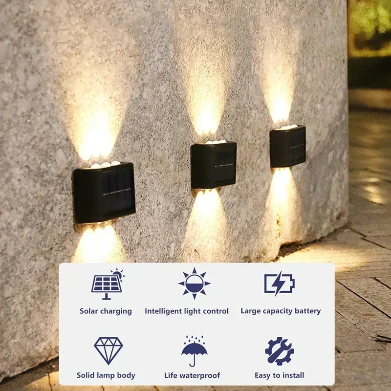 COB Solar Wall Lamp Outdoor Wa – обзор и цена Lighting Decoration Outdoor