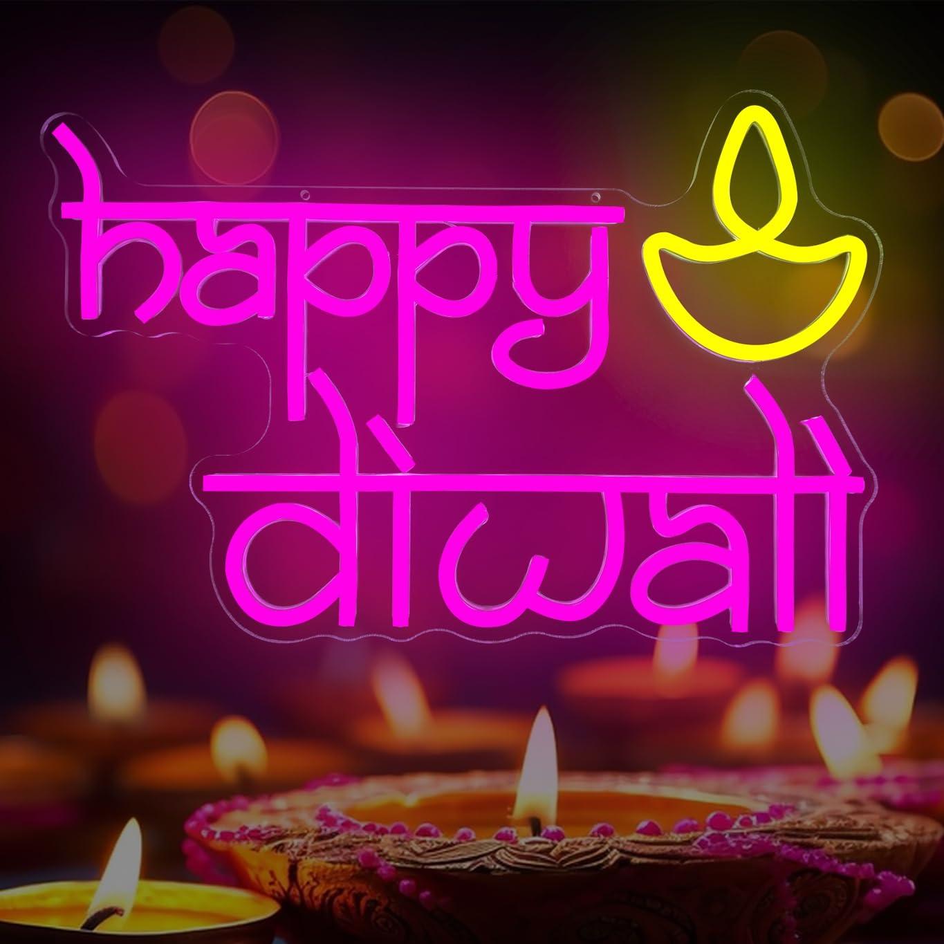 Happy Diwali Neon Sign USB Pow – обзор и цена Home Lighting And Decor