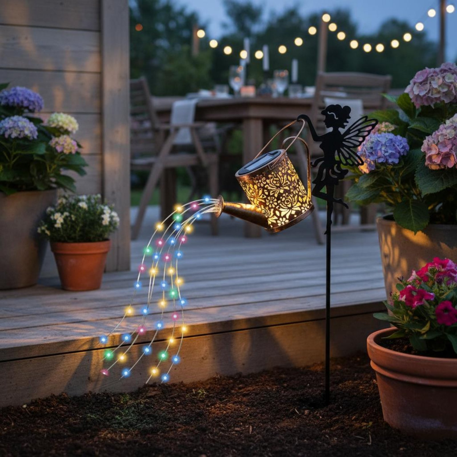 Solar Fairy Watering Can Light – обзор и цена Lighting Decoration Outdoor