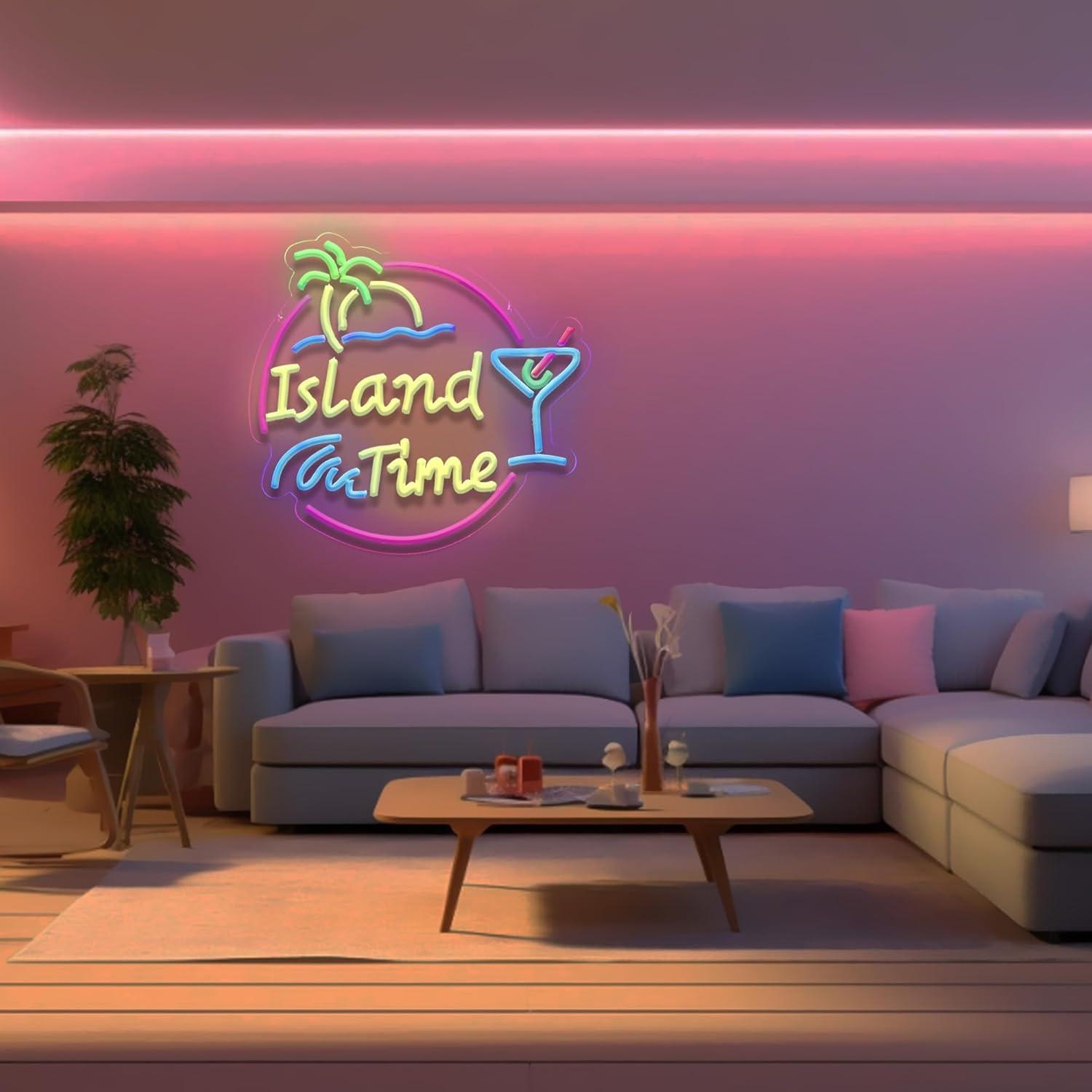 Island Time Neon Sign LED Ligh – обзор и цена Home Lighting And Decor