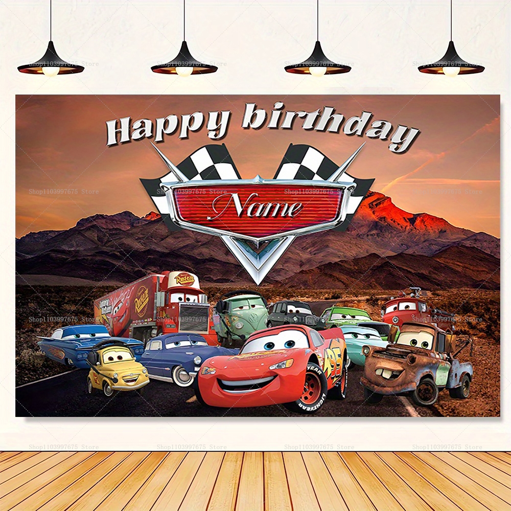 Customizable Disney Lightning  – обзор и цена Lighting Mcqueen Birthday Decor