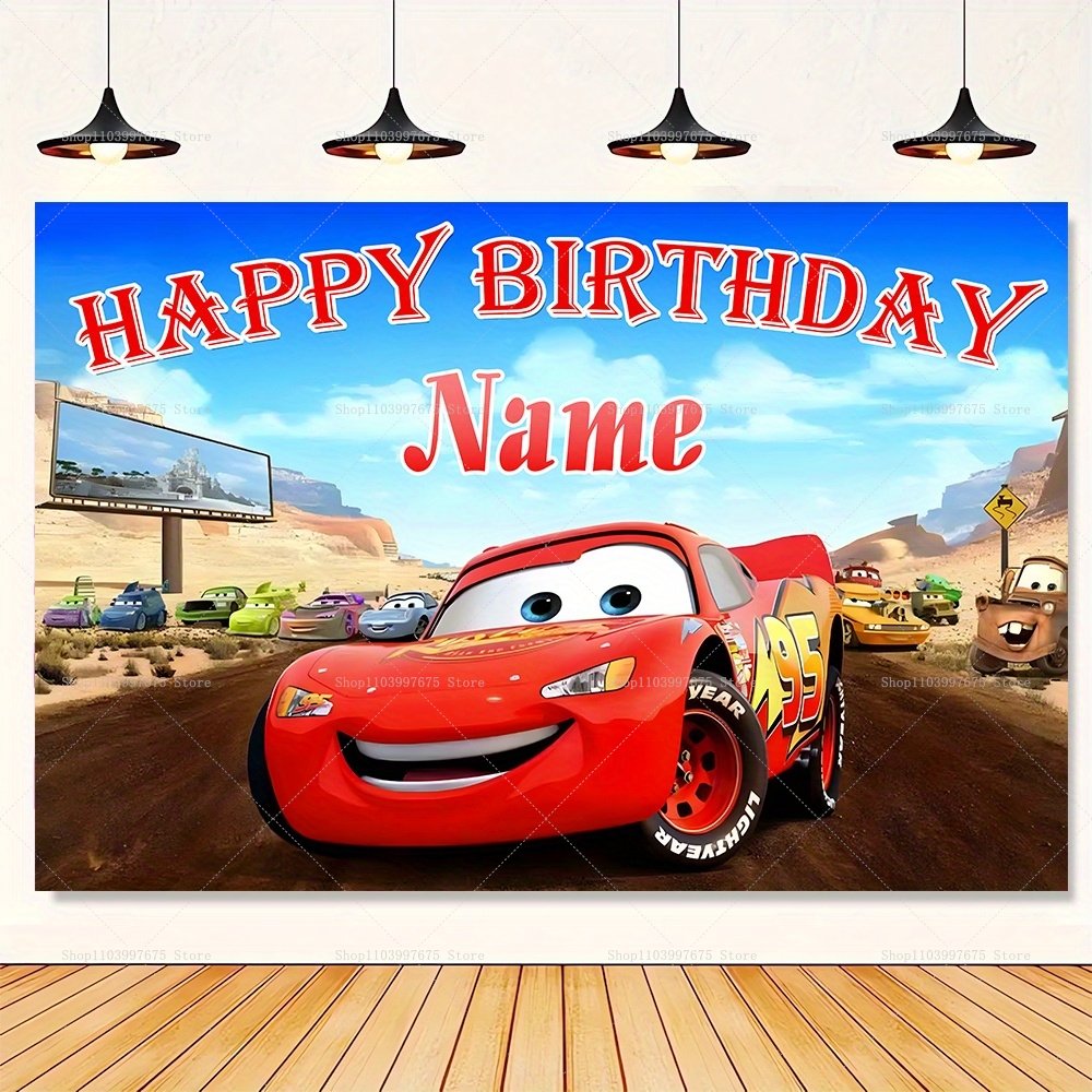 Customizable Disney Lightning  – обзор и цена Lighting Mcqueen Birthday Decor