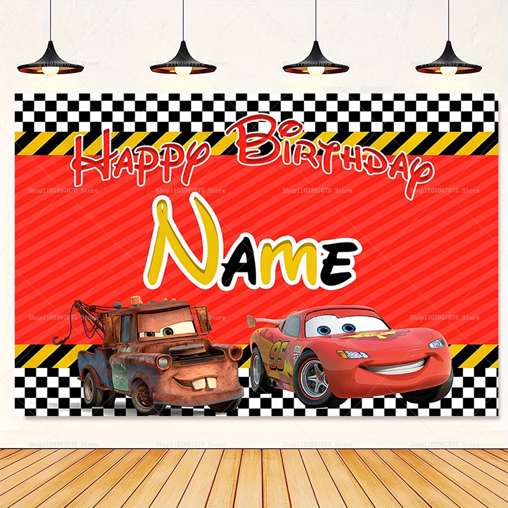 Customizable Disney Lightning  – обзор и цена Lighting Mcqueen Birthday Decor