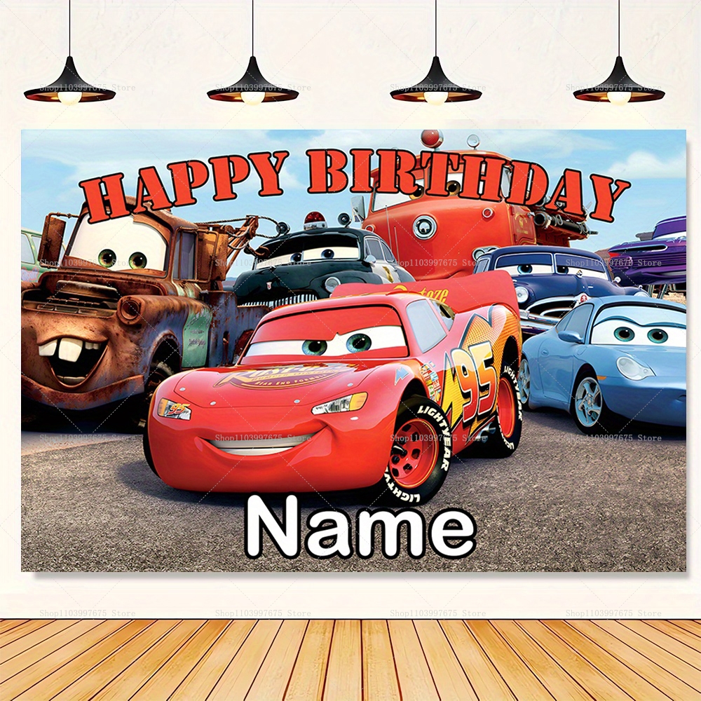 Customizable Disney Lightning  – обзор и цена Lighting Mcqueen Birthday Decor