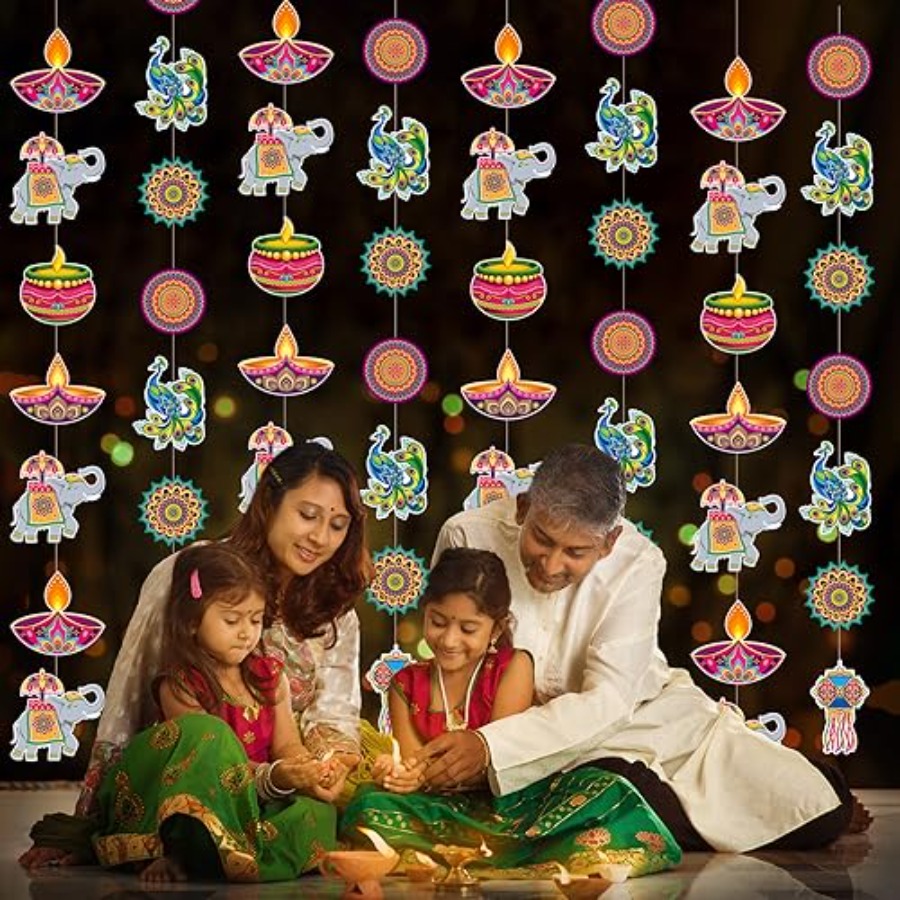 8 Pcs Happy Diwali Hanging Dec – обзор и цена Lighting Decoration For Diwali