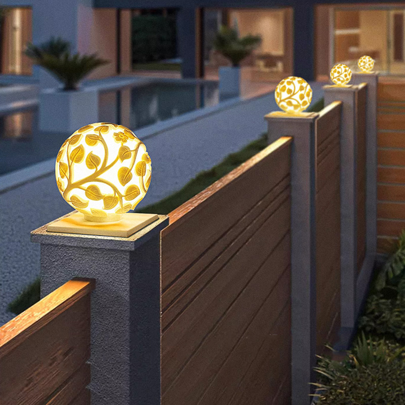 Outdoor column lights solar LE – обзор и цена Lighting Decoration Outdoor