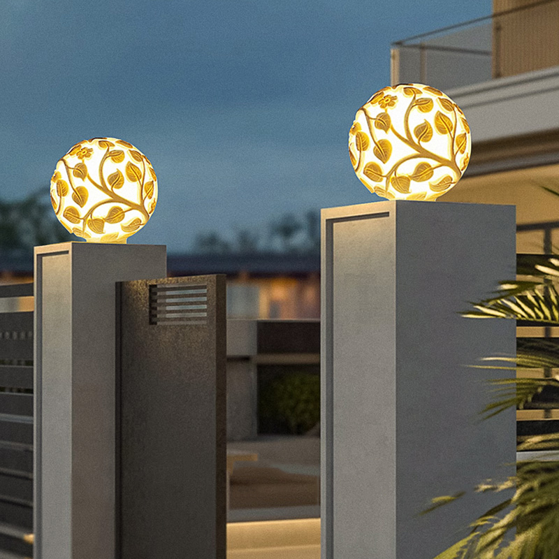 Outdoor column lights solar LE – обзор и цена Lighting Decoration Outdoor