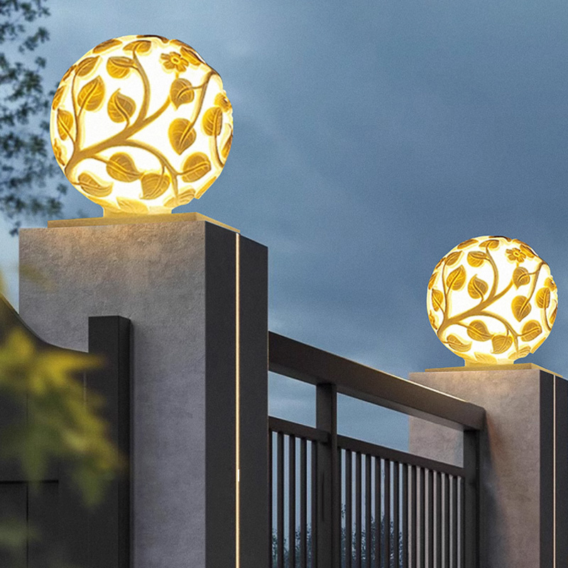 Outdoor column lights solar LE – обзор и цена Lighting Decoration Outdoor