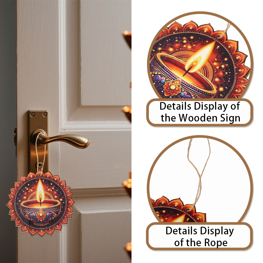 Diwali Themed Decor - Wooden C – обзор и цена Lighting Decoration For Diwali