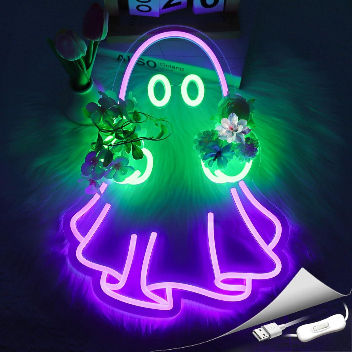 Ghost Neon Sign USB Powered LE – обзор и цена Home Lighting And Decor