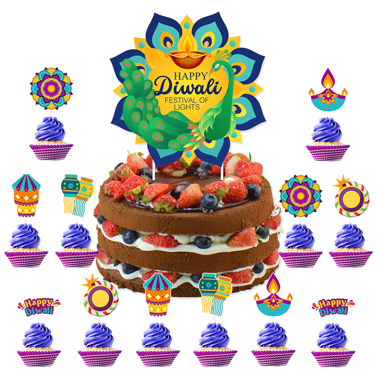 Diwali Theme Cake Decoration,H – обзор и цена Lighting Decoration For Diwali