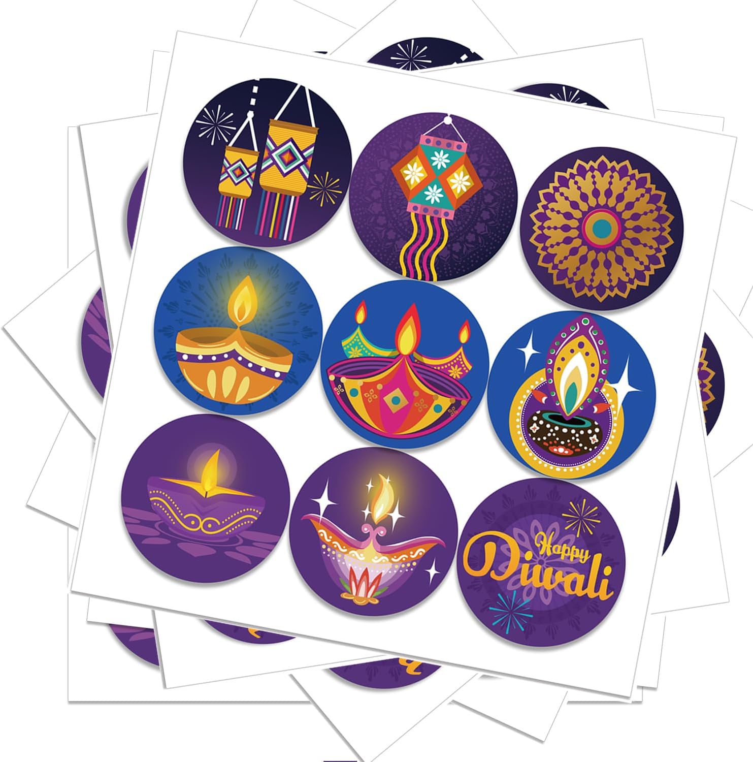 Happy Diwali stickers Indian F – обзор и цена Lighting Decoration For Diwali