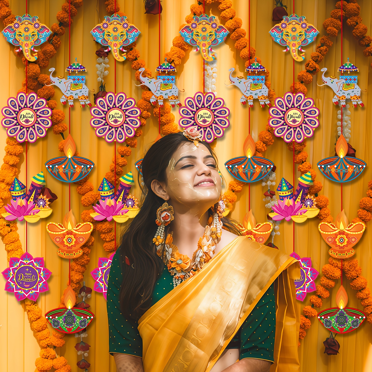 Happy Diwali Hanging Decoratio – обзор и цена Lighting Decoration For Diwali