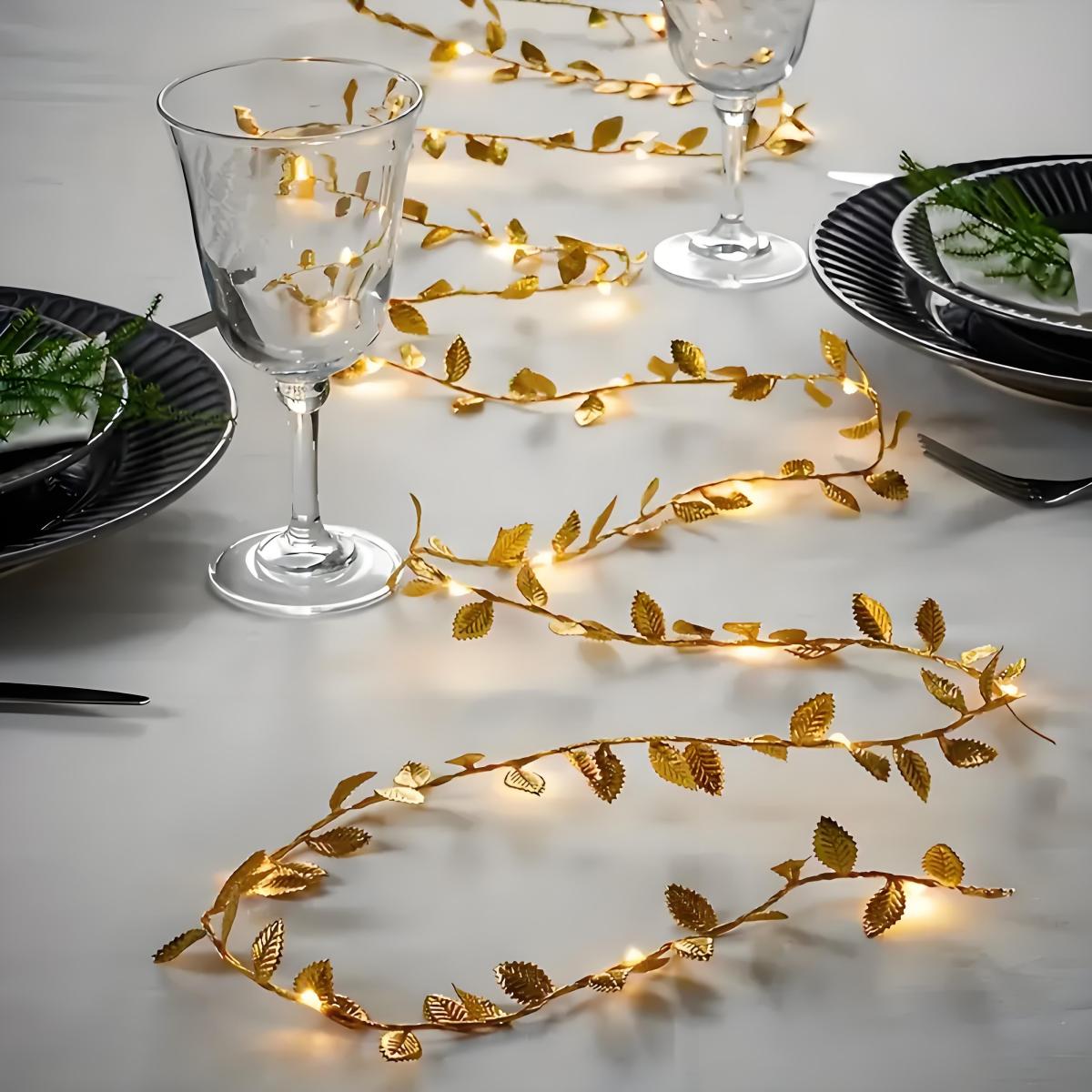 Led Romantic Golden Leaf Fairy – обзор и цена Lighting Decoration For Diwali