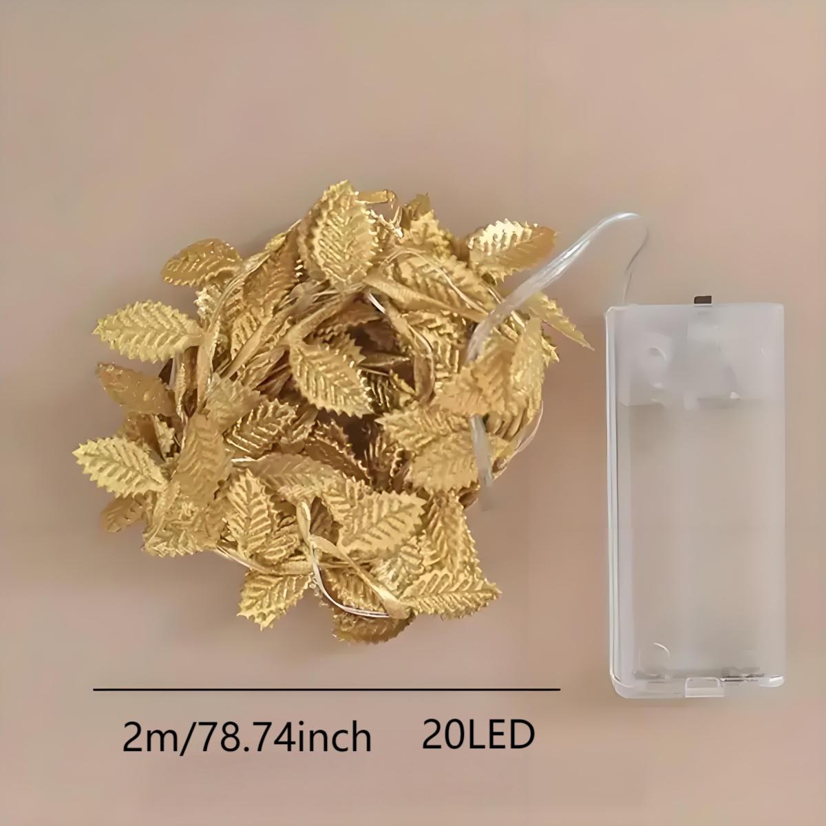 Led Romantic Golden Leaf Fairy – обзор и цена Lighting Decoration For Diwali