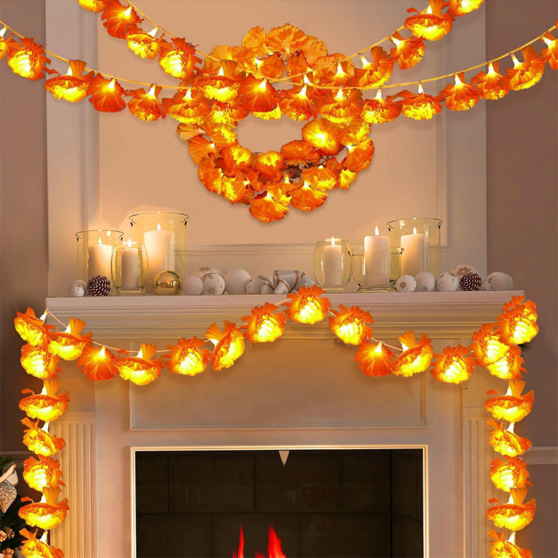 Mexican Marigold Artificial Fl – обзор и цена Lighting Decoration For Diwali