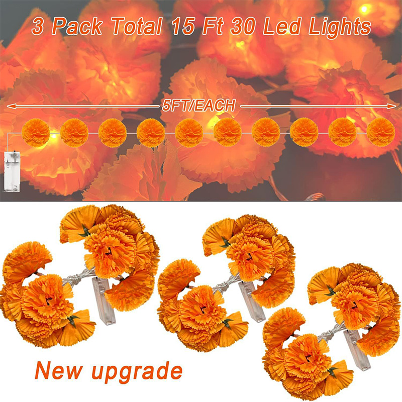 Mexican Marigold Artificial Fl – обзор и цена Lighting Decoration For Diwali