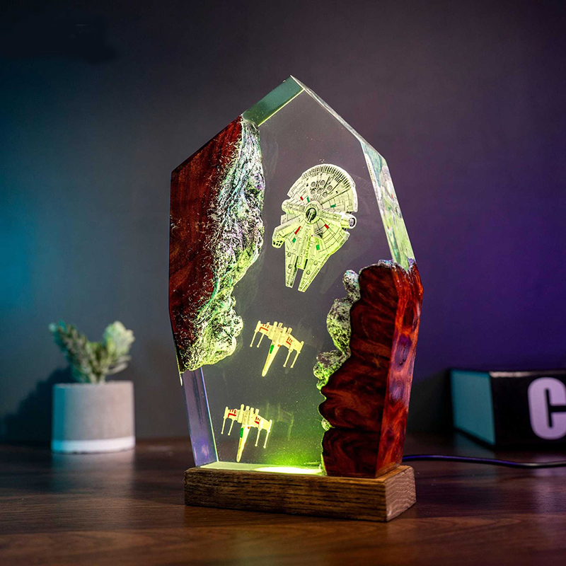 Table Resin Lamp Universe War  – обзор и цена Lighting Table Decor