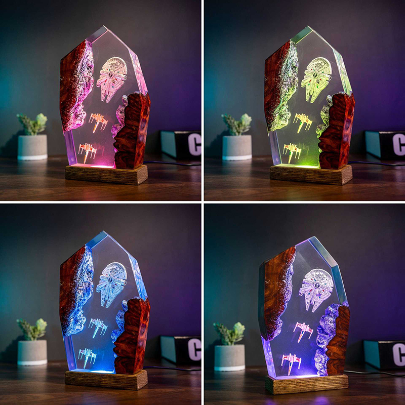 Table Resin Lamp Universe War  – обзор и цена Lighting Table Decor