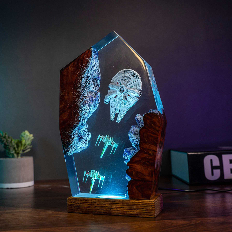 Table Resin Lamp Universe War  – обзор и цена Lighting Table Decor
