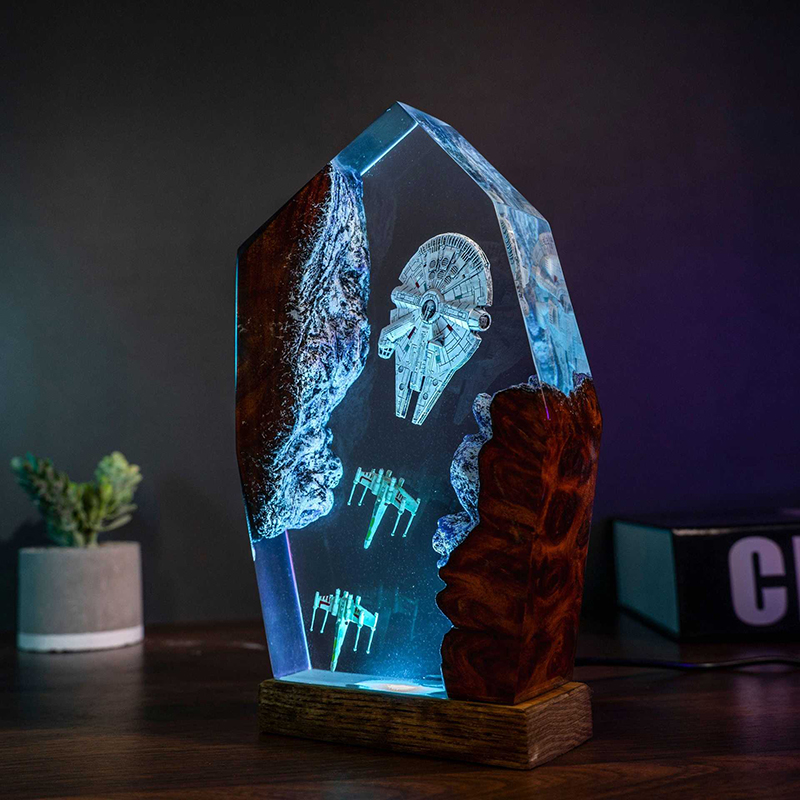 Table Resin Lamp Universe War  – обзор и цена Lighting Table Decor
