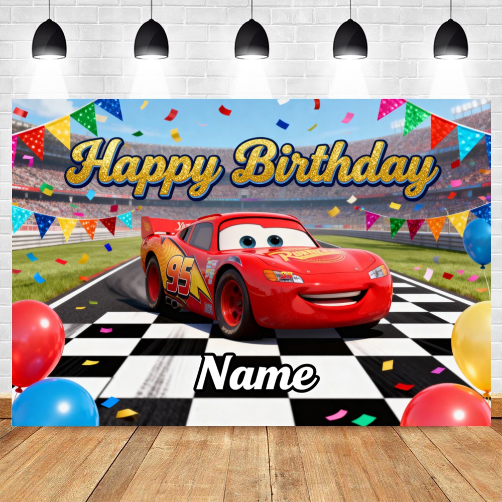 Disney Lightning McQueen Photo – обзор и цена Lighting Mcqueen Birthday Decor