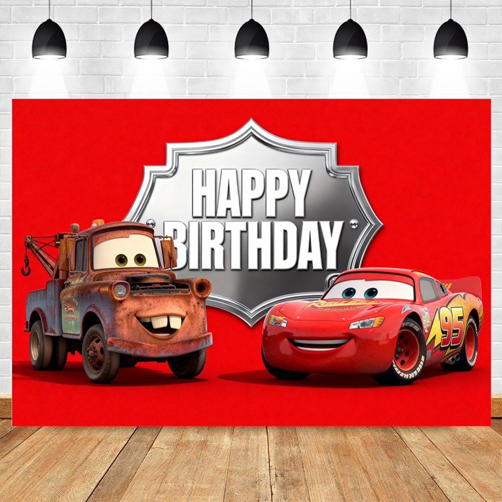 Disney Lightning McQueen Photo – обзор и цена Lighting Mcqueen Birthday Decor