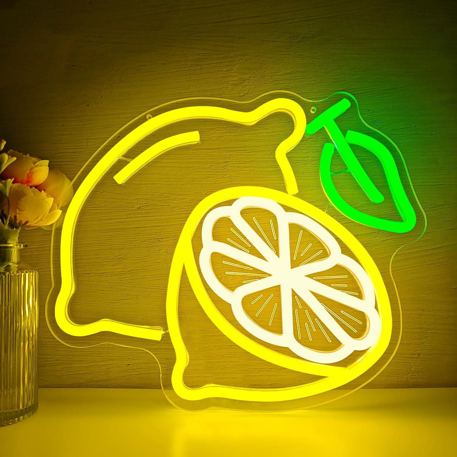 Lemon Neon Sign Dimmable LED L – обзор и цена Home Lighting And Decor