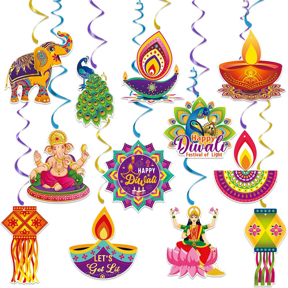 Diwali Hanging Swirls Smooth D – обзор и цена Lighting Decoration For Diwali