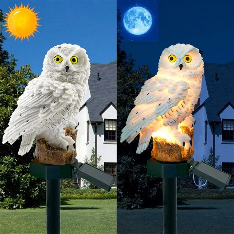 Solar Owl Statue Garden Light  – обзор и цена Lighting Decoration Outdoor