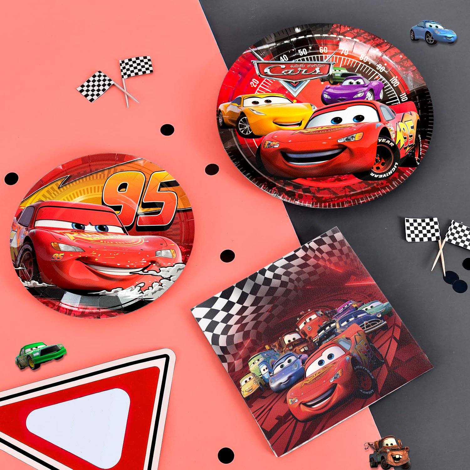 116 Pcs Cars Birthday Decorati – обзор и цена Lighting Mcqueen Birthday Decor