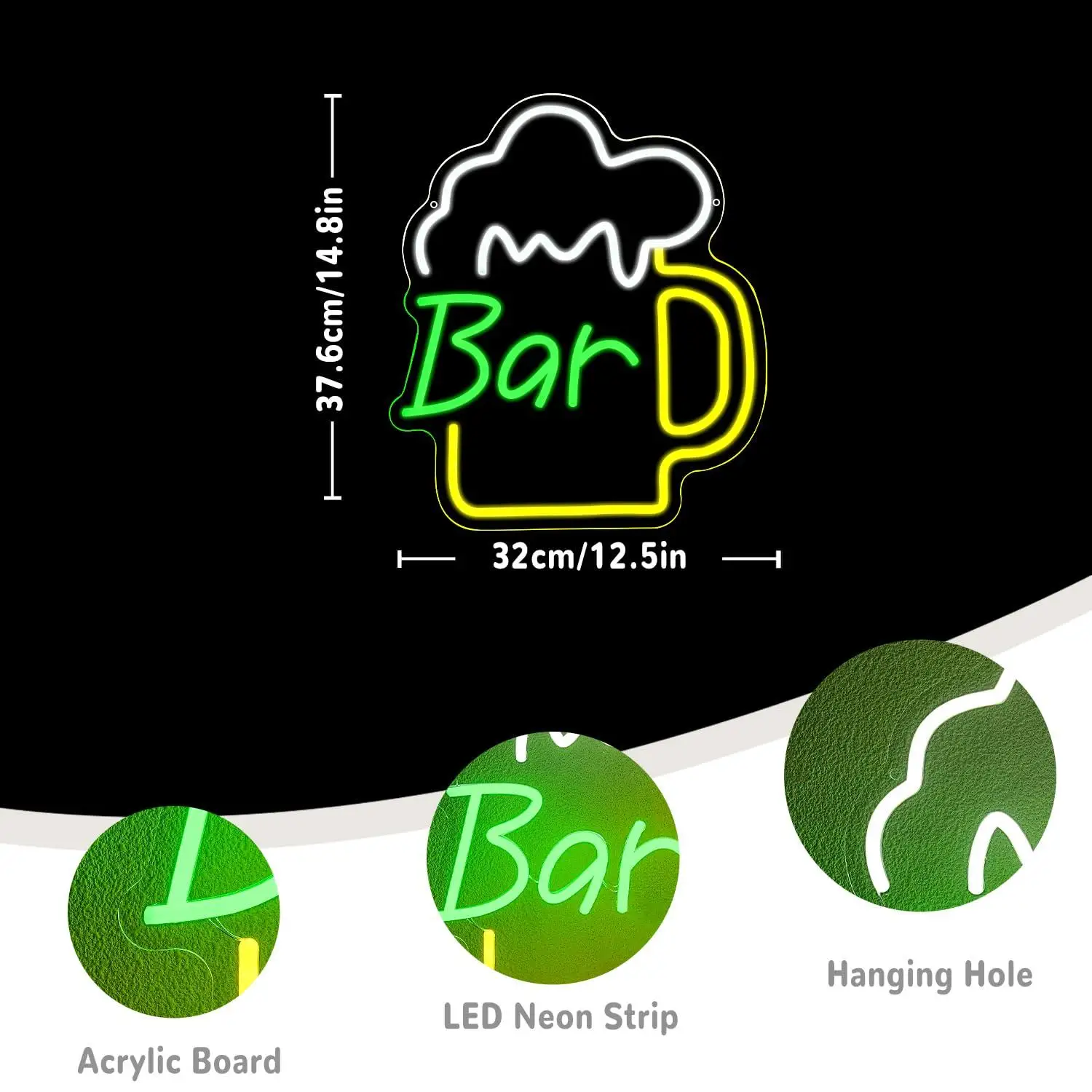 Beer Bar Neon Sign USB Dimmabl – обзор и цена Home Lighting And Decor