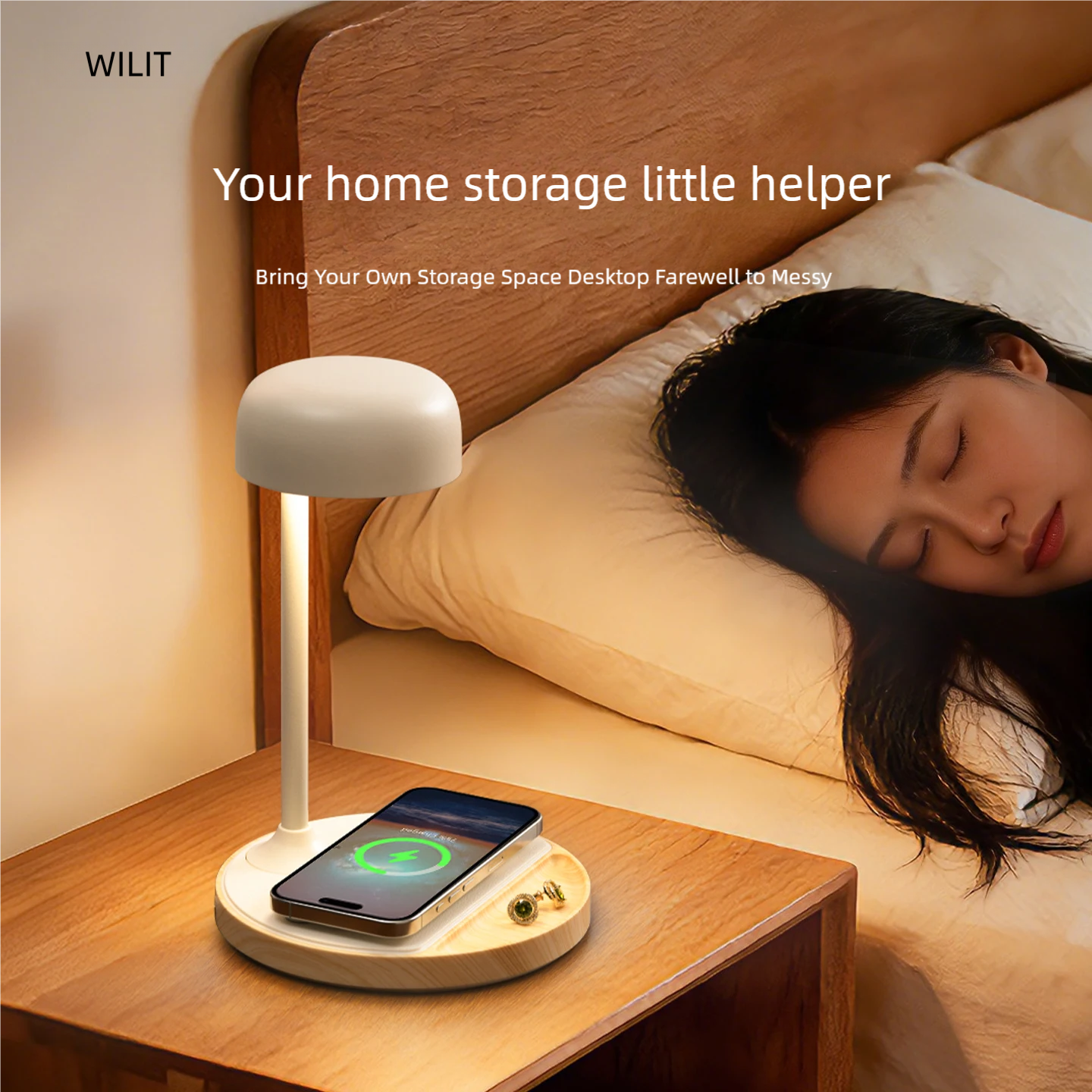 WILIT LED Desk Lamp with Wirel – обзор и цена Lighting Table Decor