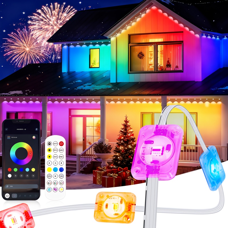 RGB+IC Smart Outdoor Eaves Lig – обзор и цена Lighting Decoration Outdoor