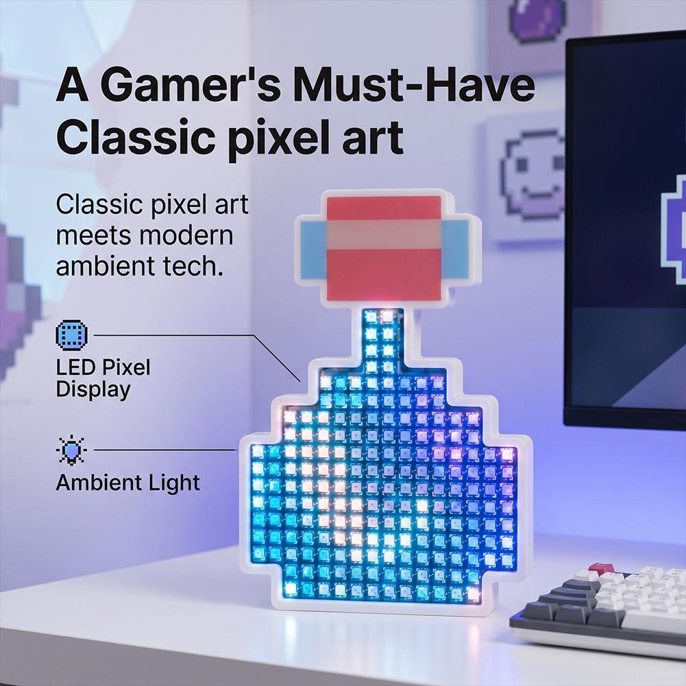 Pixel Potion Bottle Light Shak – обзор и цена Lighting Decor Inc