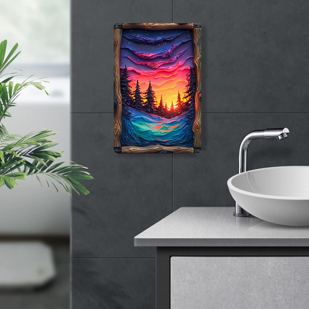Northern Lights Art Piece, Met – обзор и цена Bathroom Lighting Decor Ideas