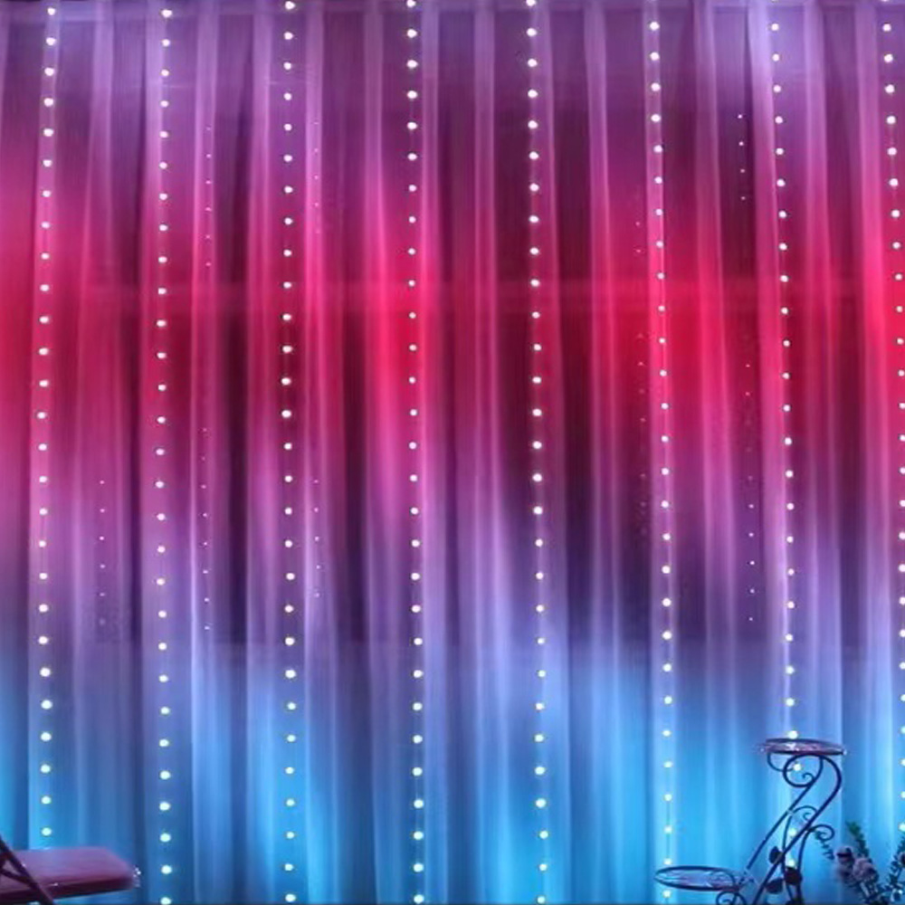 3M RGB Smart LED Curtain Light – обзор и цена Lighting Decoration Outdoor