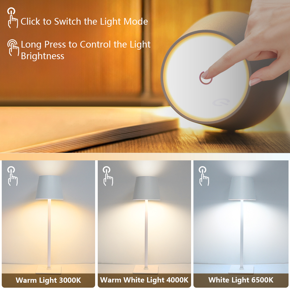 LED Rechargeable Desk Light Wi – обзор и цена Lighting Table Decor