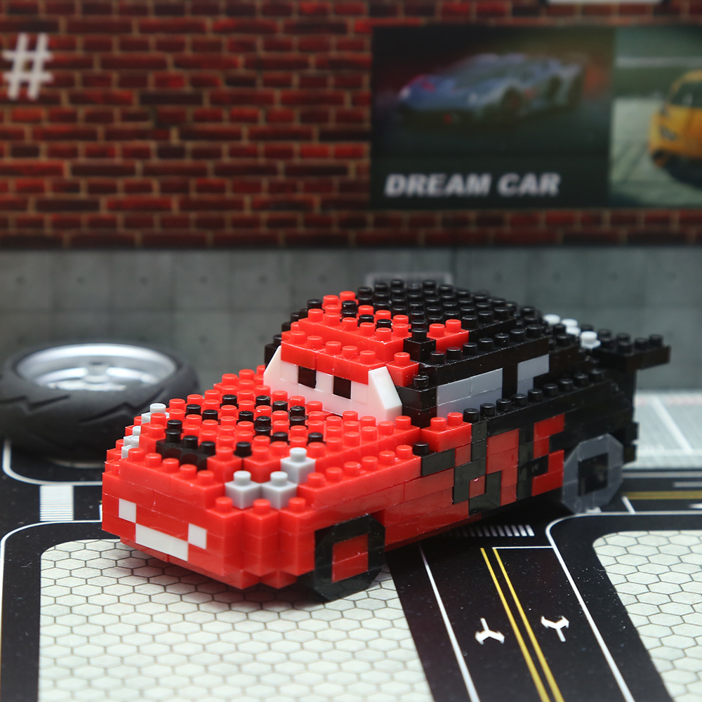 Disney Building Block DIY Puzz – обзор и цена Lighting Mcqueen Birthday Decor
