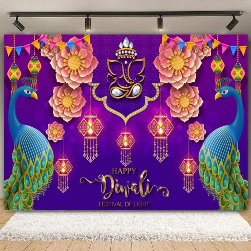 Happy Diwali Festival Backdrop – обзор и цена Lighting Decoration For Diwali