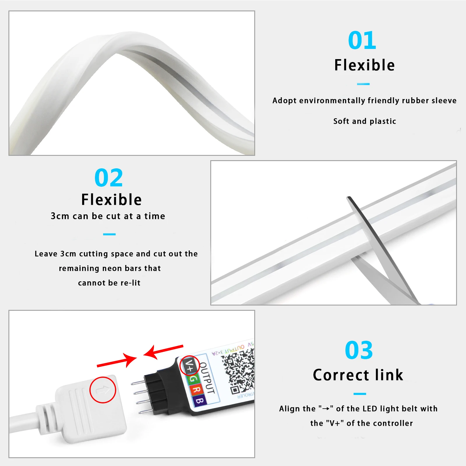 1-5m RGB LED Neon Strip Light  – обзор и цена Home Lighting And Decor